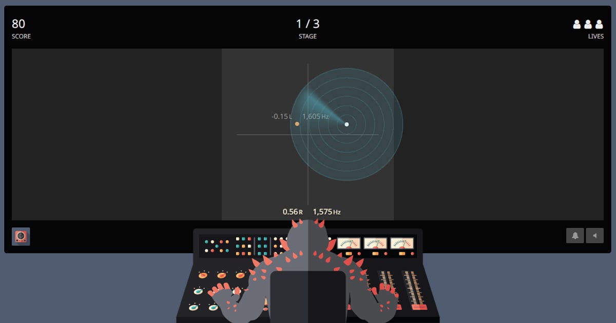 Sonar Beast ear training game