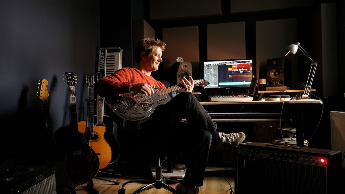 Björn Leese in his Studio