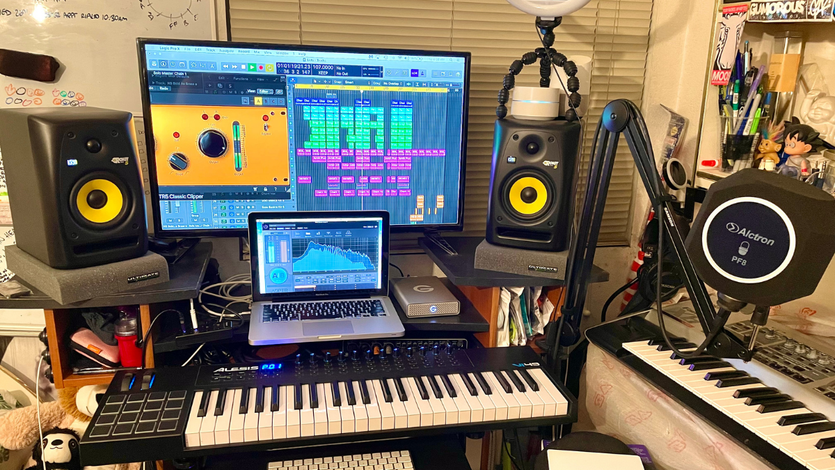 home music production studio