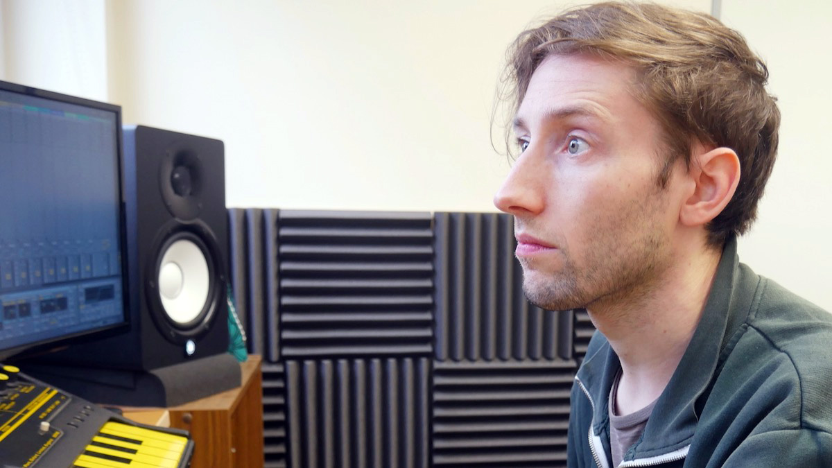 Andy Lowe in his studio